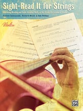 Sight-Read It for Strings Violin string method book cover